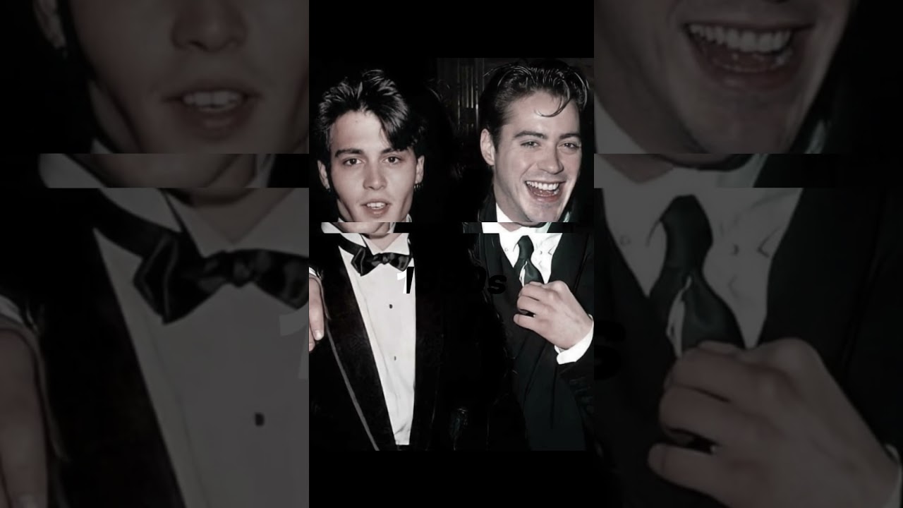 Johnny Depp and Robert Downey Jr. -Then And Now_ Best Friends #johnnydepp #robertdowneyjr
