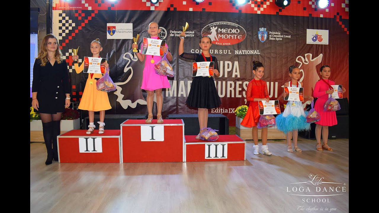 Loga Dance School la Cupa Maramuresului - Fete Solo (8-9 ani) Ballroom Dancing