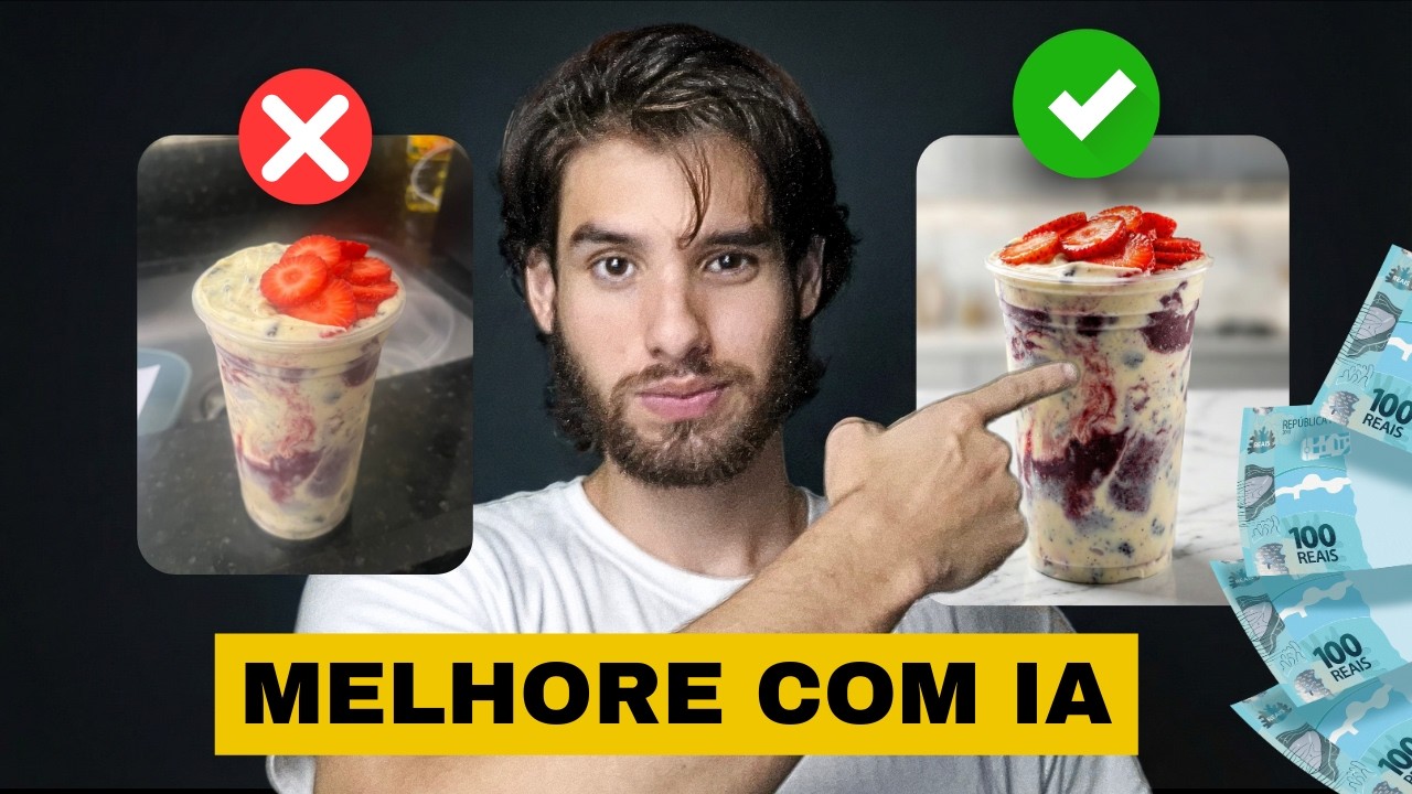 Como MELHORAR IMAGENS de COMIDA com IA + SCRIPT para VENDER