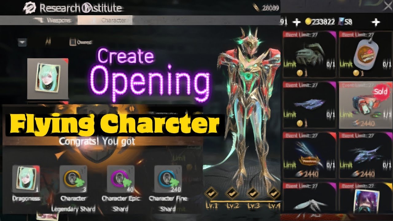 Dragoness | 9600 Tickets For This | Create Opening | Last Island Of Survival