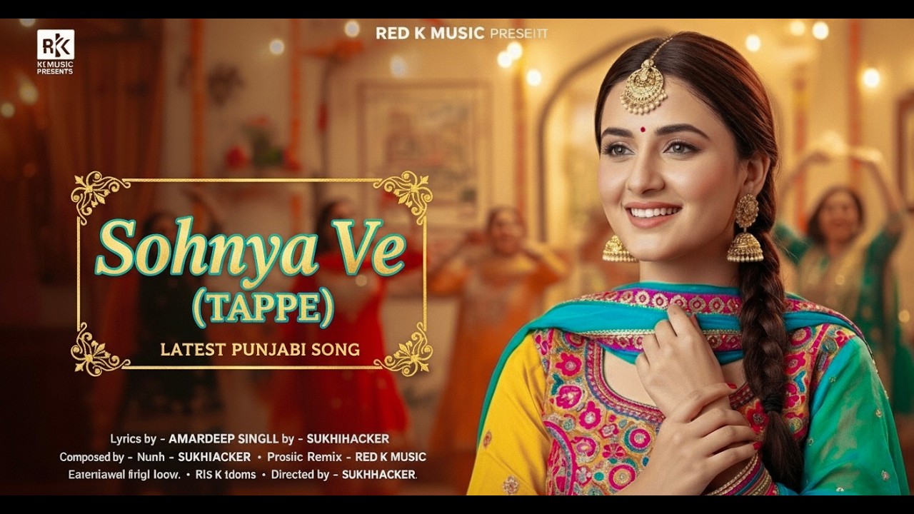 SOHNYA VE (TAPPE) SUKHIHACKER | SAJNA | RED K MUSIC | LATEST PUNJABI SONGS 2025 | ROMANTIC SONGS❤️