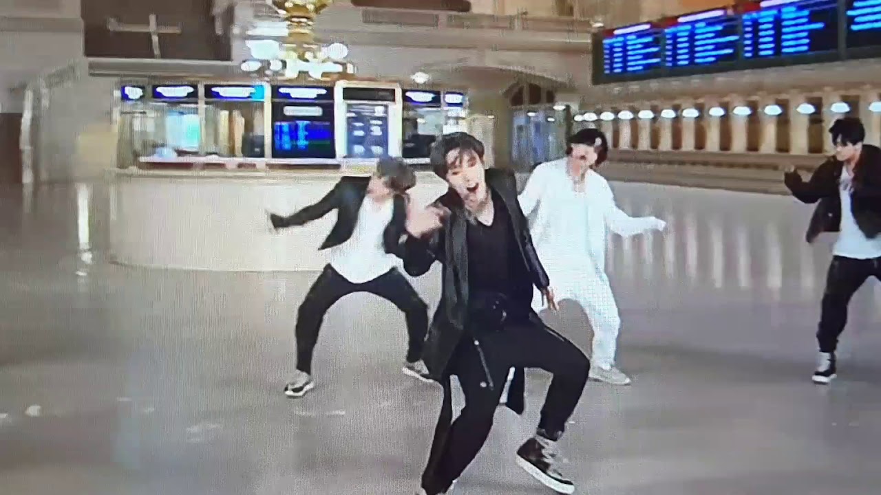 BTS performing 