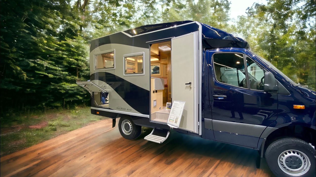 Внедорожный автодом для двоих на Mercedes Sprinter 4x4 - Bimobil HR 380 [Субтитры]