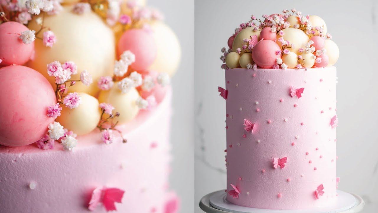 How to Make a Super Tall Chocolate Ball Decorated Cake