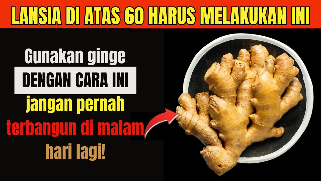 Over 60? Tidak Bisa Tidur Sepanjang Malam? Gunakan Jahe DENGAN CARA INI untuk Tidur Nyenyak dalam 2
