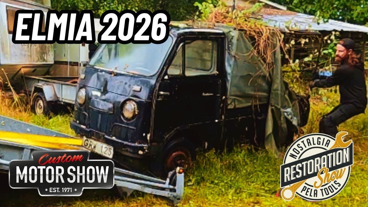 Jeremias Garage till Elmia custom motor show 2026 (Restoration show)