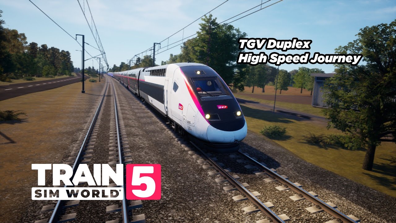 TGV Duplex High Speed Journey(370 kmph) to Marseille | LGV Mediterranee Route | Train Sim World 5
