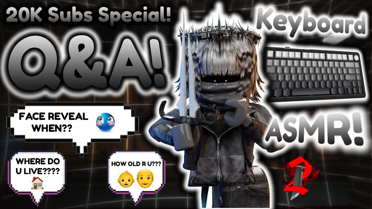 MM2 But I Have To Answer YOUR QUESTIONS!! 20K Subscriber Special Q&A (Murder Mystery 2)