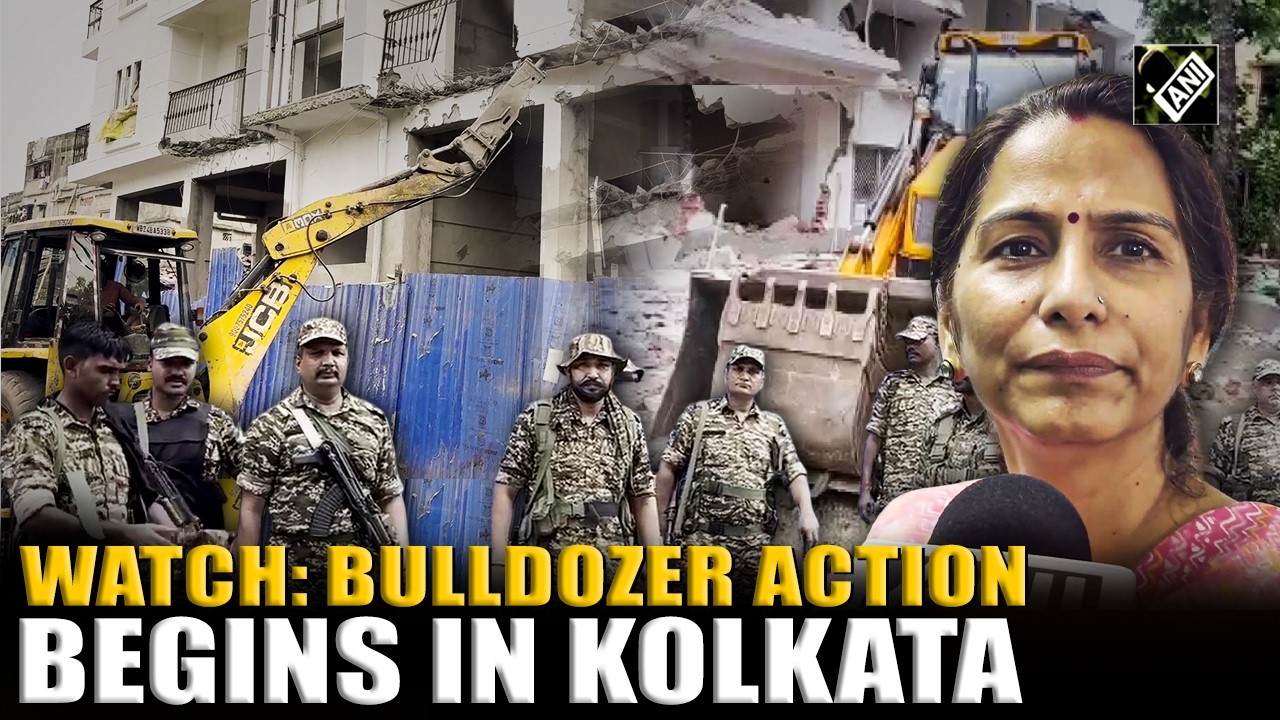 Demolition drive targeting &ldquo;illegal constructions&rdquo; underway at 6 locations in Kolkata