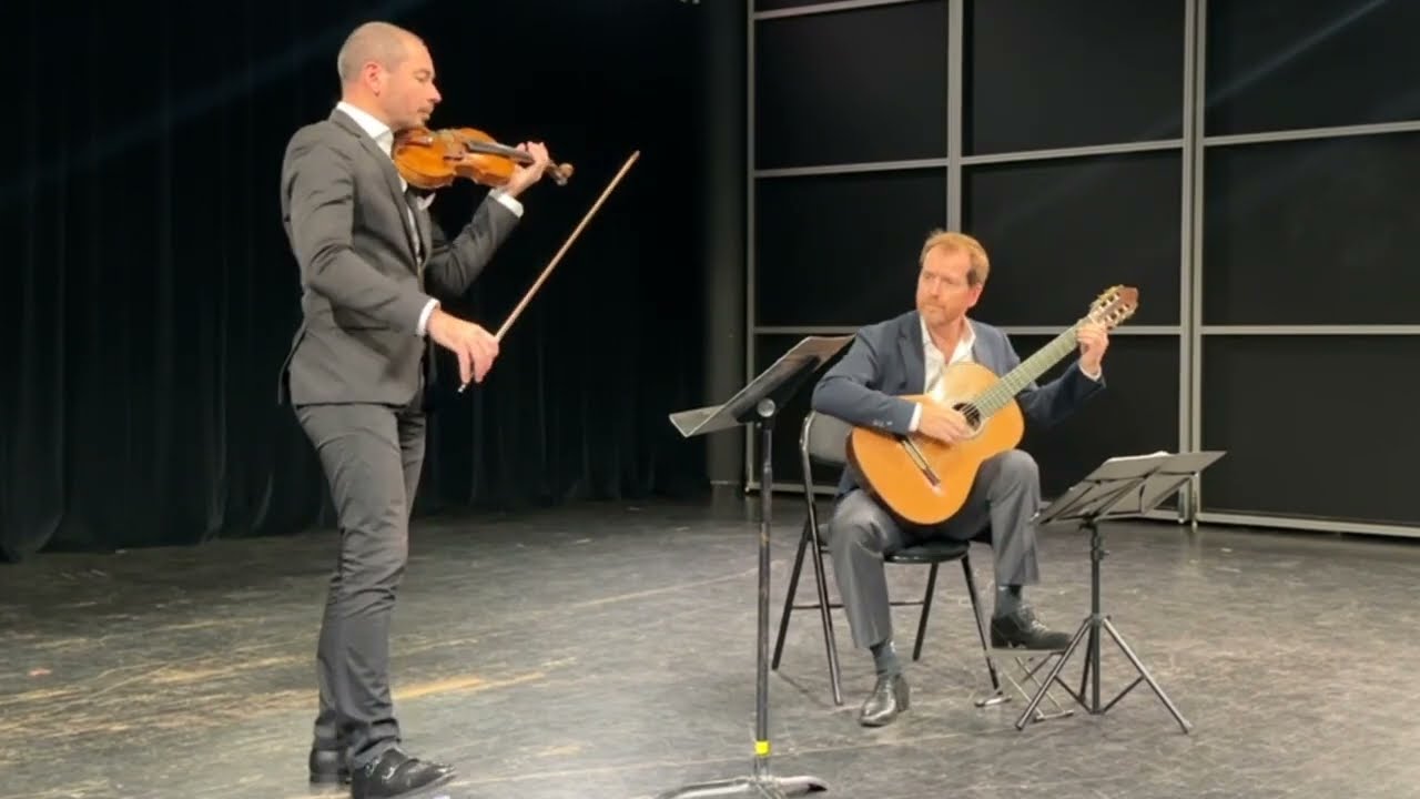 Sonata in A major, RV 31 - Vivaldi / Live performance / Cyril Baleton & Ludovic Michel