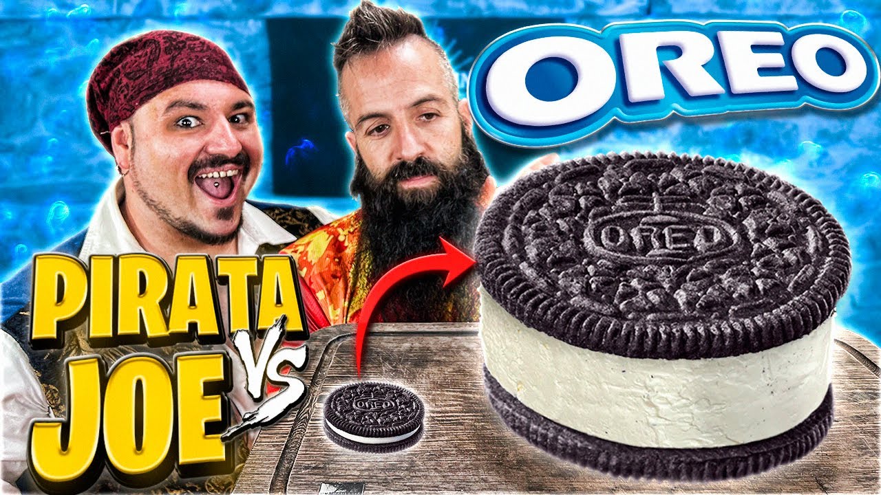SI NO ME COMO UNA OREO GIGANTE DE 3Kg ME TATÚO UNA GALLETA *EL PIRATA VS JOE*