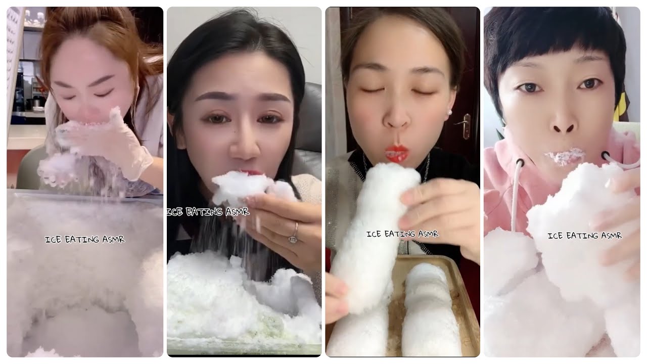 [ASMR] FREEZER FROST EATING & vriezerfrost & ICE MUKBANG & ЯДЕНЕ С ЛЕД & ICE EATING & BUZ YEMEK 11