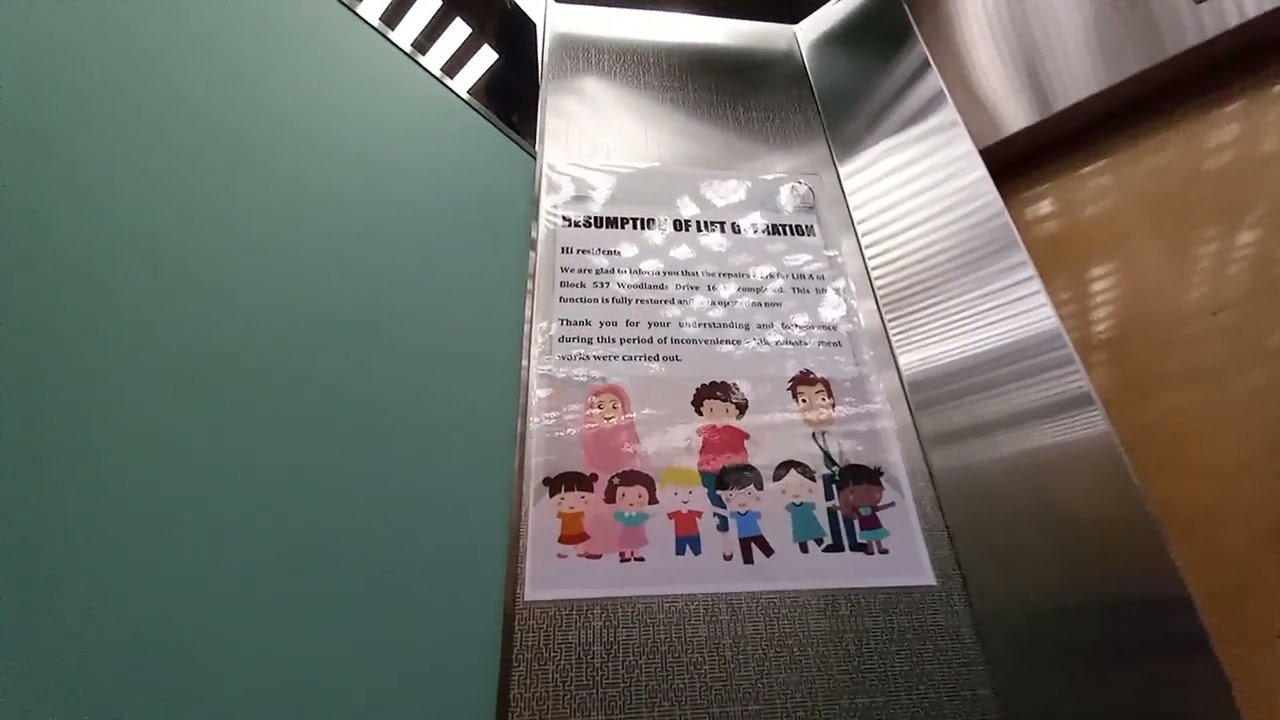 Mitsubishi Elevator at Block 537 Woodlands South (Lift A).