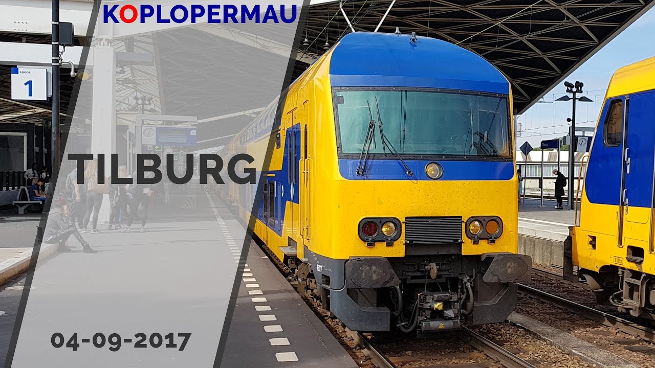 Treinenverkeer op station Tilburg, 04 september 2017