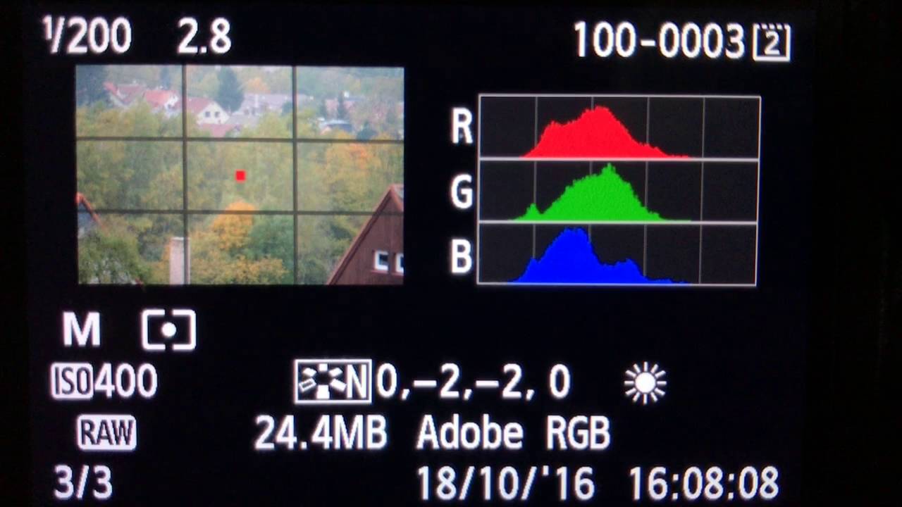 Lživý histogram při fotografování do RAWu
