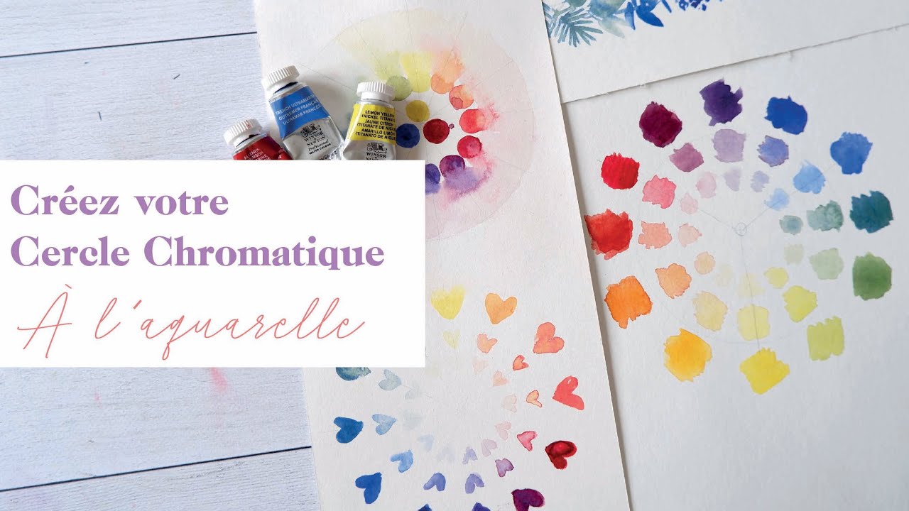 Créez un cercle chromatique à l'aquarelle 🌈