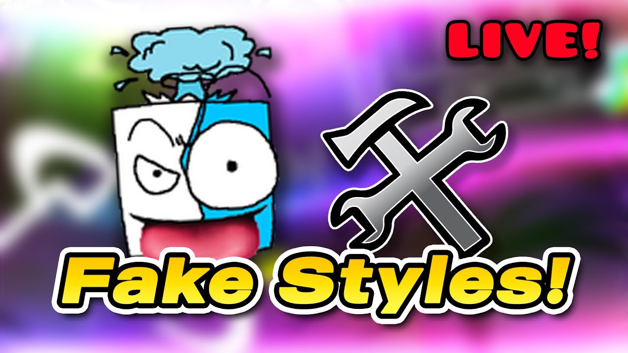 Building FAKE STYLES... - Geometry Dash 2.2 LIVE!