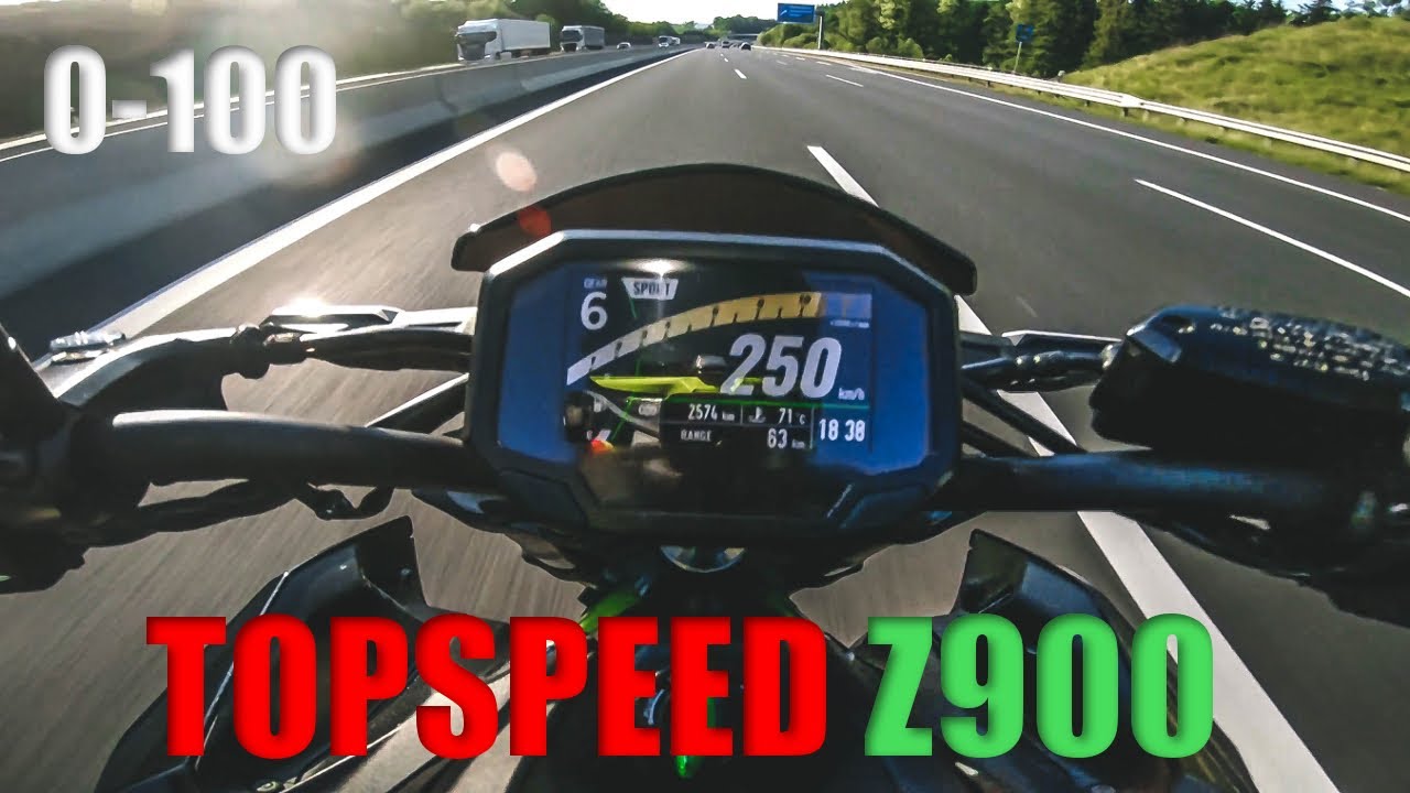 Kawasaki Z900 2020 | TOPSPEED | 0-100