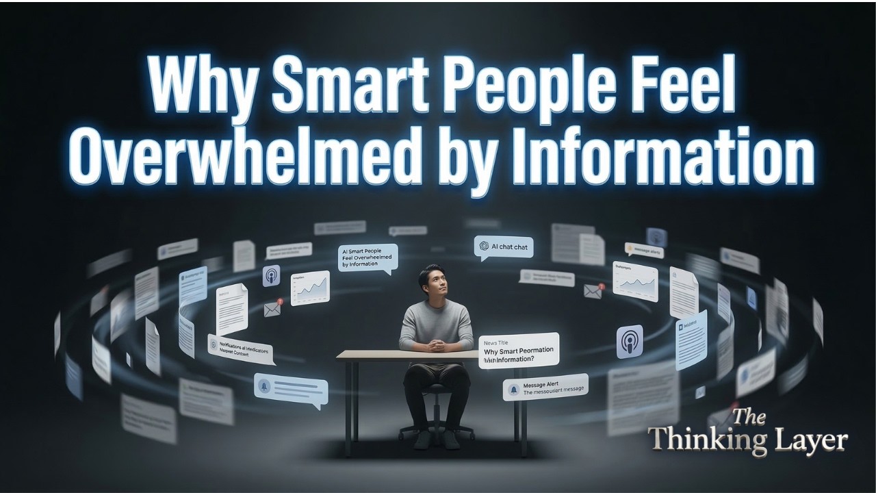 Why Smart People Feel Overwhelmed by Information