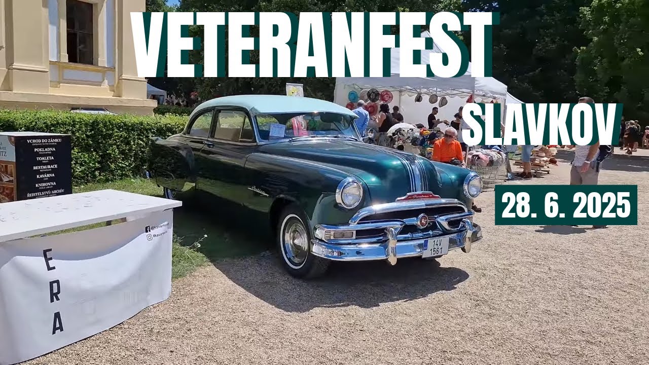Veteranfest Slavkov 28. 6. 2025 | historická vozidla Slavkov u Brna