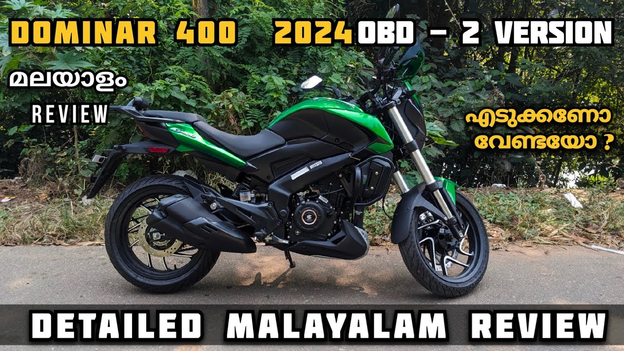 Dominar 400 OBD2  version /Malayalam review