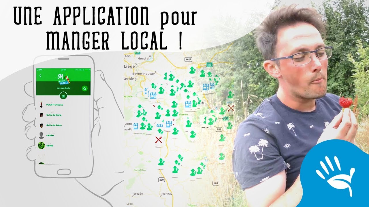 UNE APPLICATION pour MANGER LOCAL