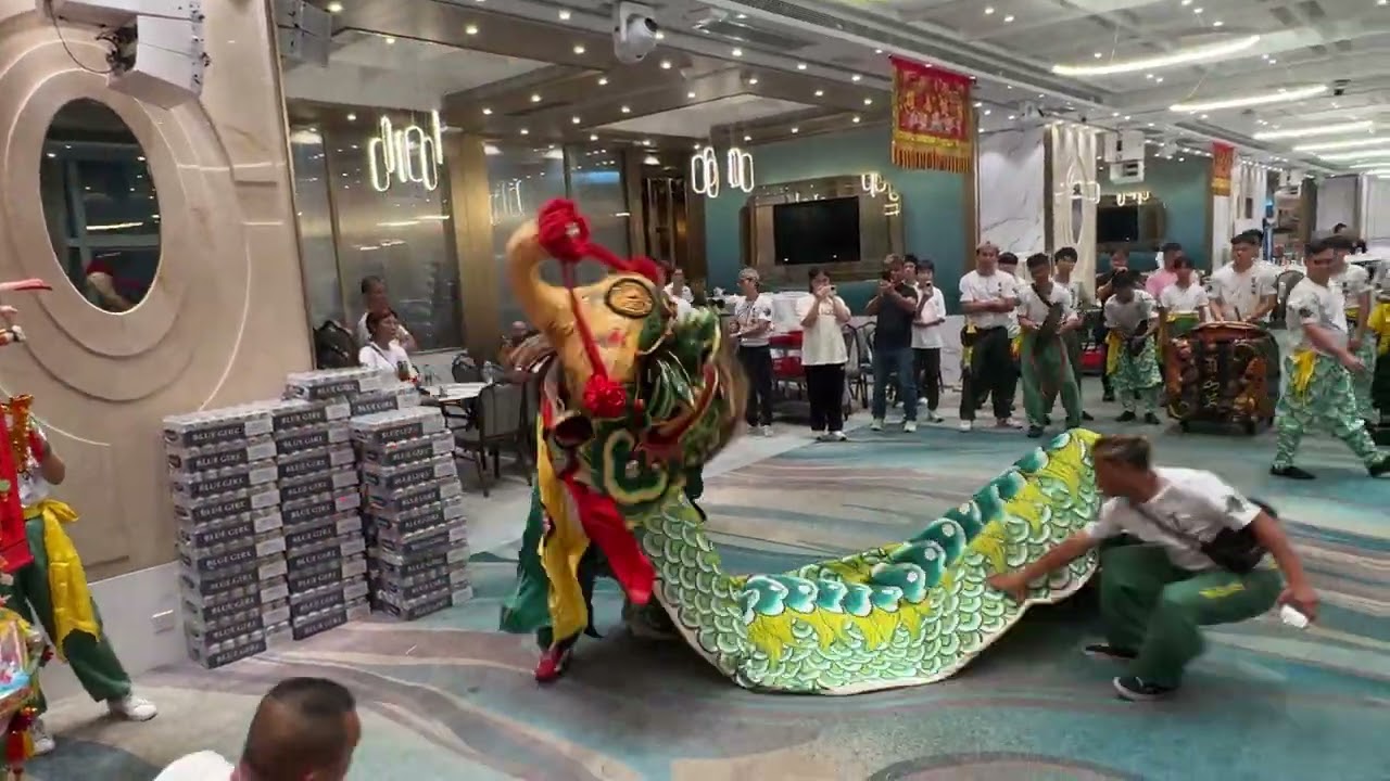 羅山派張文聲國術總會23週年暨趙太祖師千秋寶誕                             《麒麟進場參拜 03/08/2025》