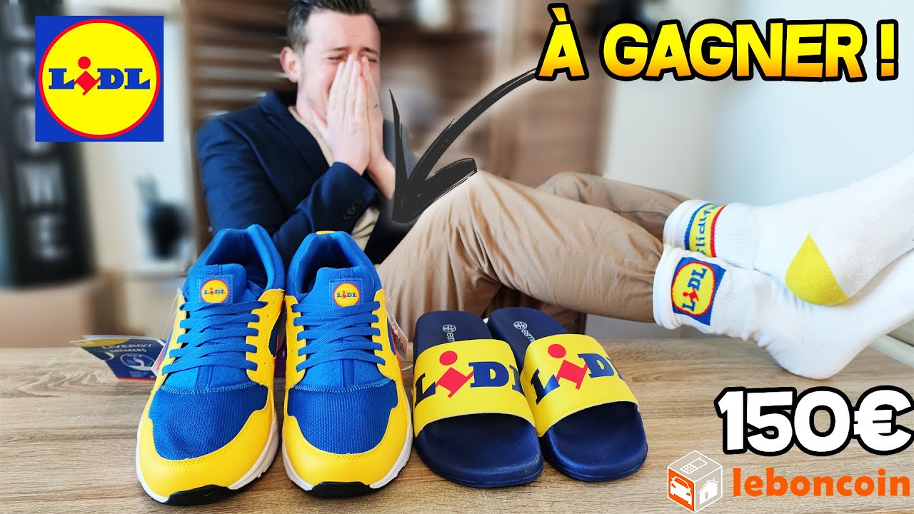 J'AI ACHET&Eacute; LES CHAUSSURES, CLAQUETTES, CHAUSSETTES DE LIDL ! (et je vous les fais gagner)