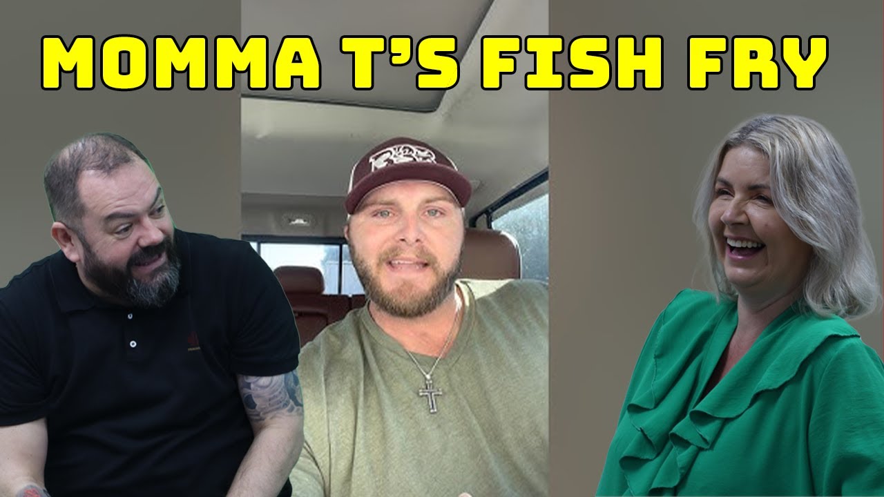 Momma T’s fish fry! - British Husband & Wife REACT!