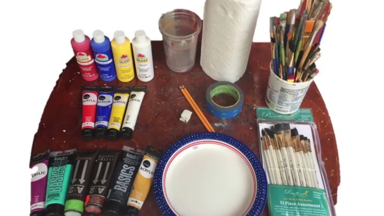 Paint & Sip Instructional Video : Part 1 Supplies