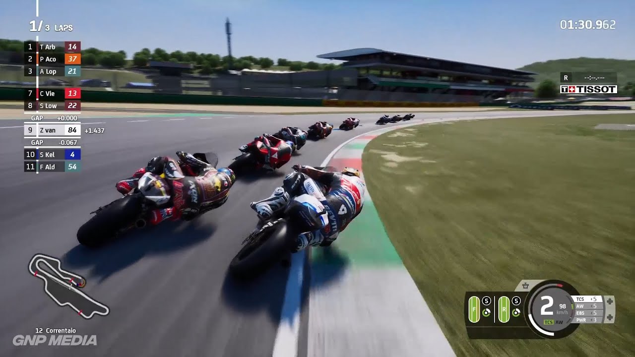 MotoGP 23 - Zonta van den Goorbergh - Moto2 - Mugello Circuit - 3 Laps - Gameplay