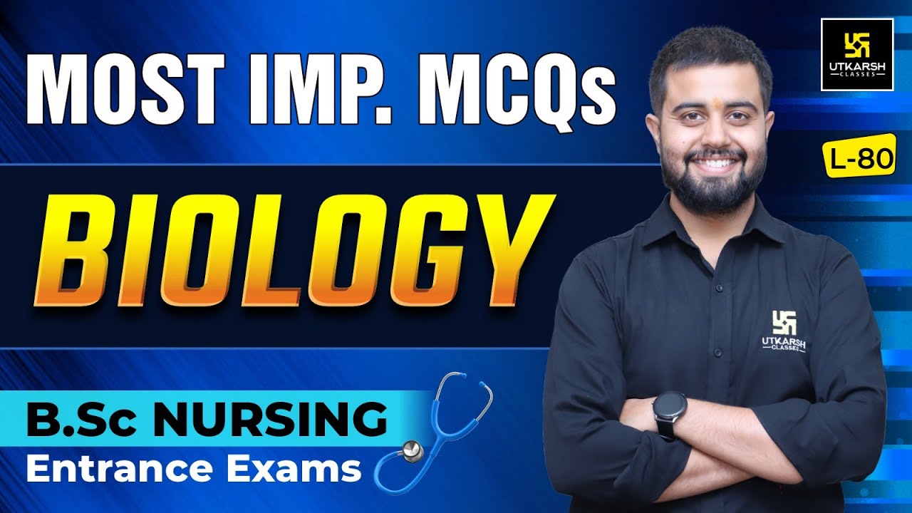 Most Important MCQs #39 | Biology | BSc Nursing Entrance Exams 2025 | Dr. Himanshu Sir