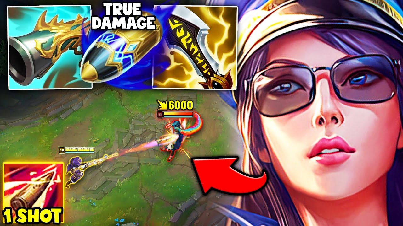 SNIPER CAITLYN IS MORE BROKEN THAN EVER BEFORE! (ONE SHOT WITH A SINGLE AUTO)