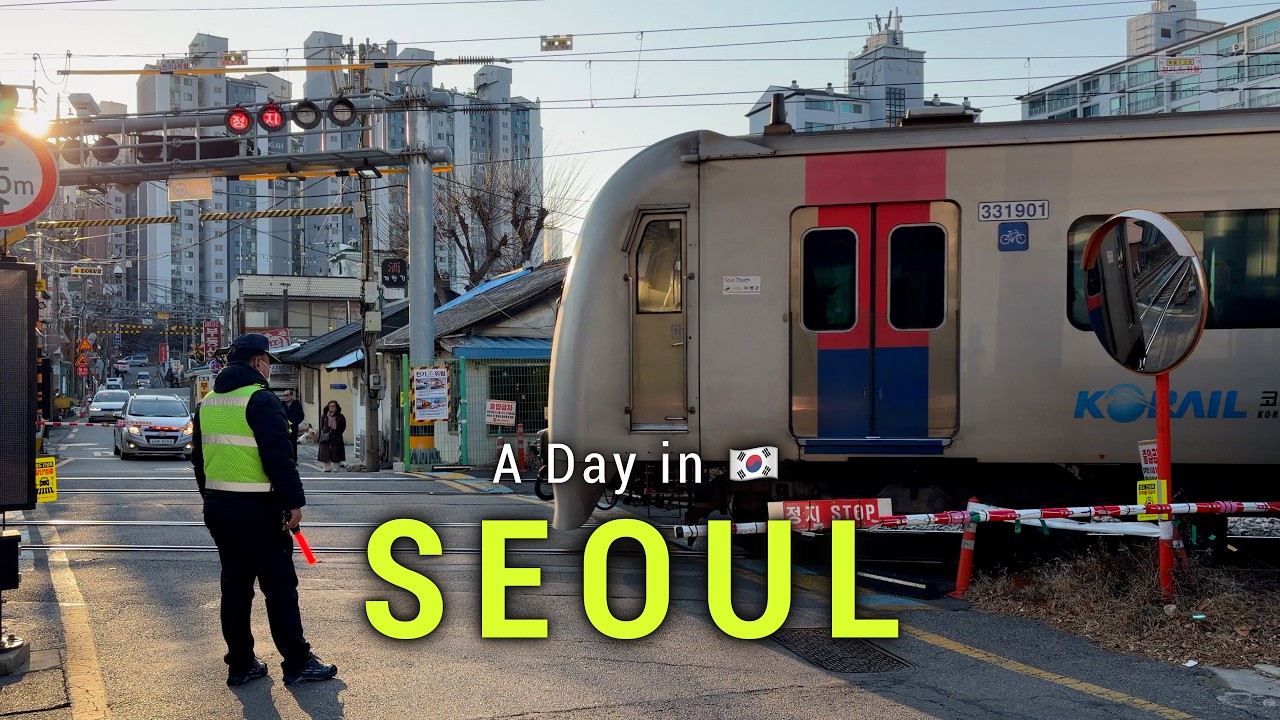 A day in Seoul 🚅 | Camera Shopping, Hidden Railway street, The Best Okonomiyaki in Yongsan