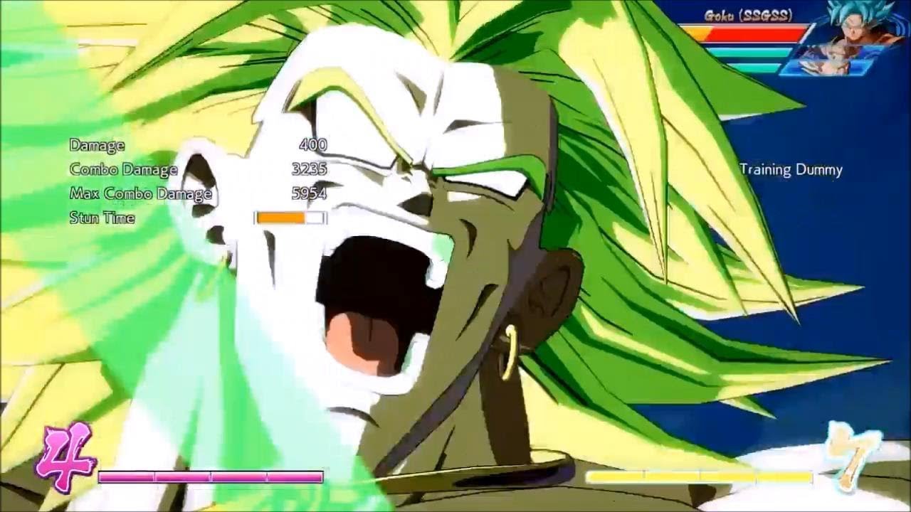 Broly and bardock. GRUMPY  combos. Double dragonball fighterz