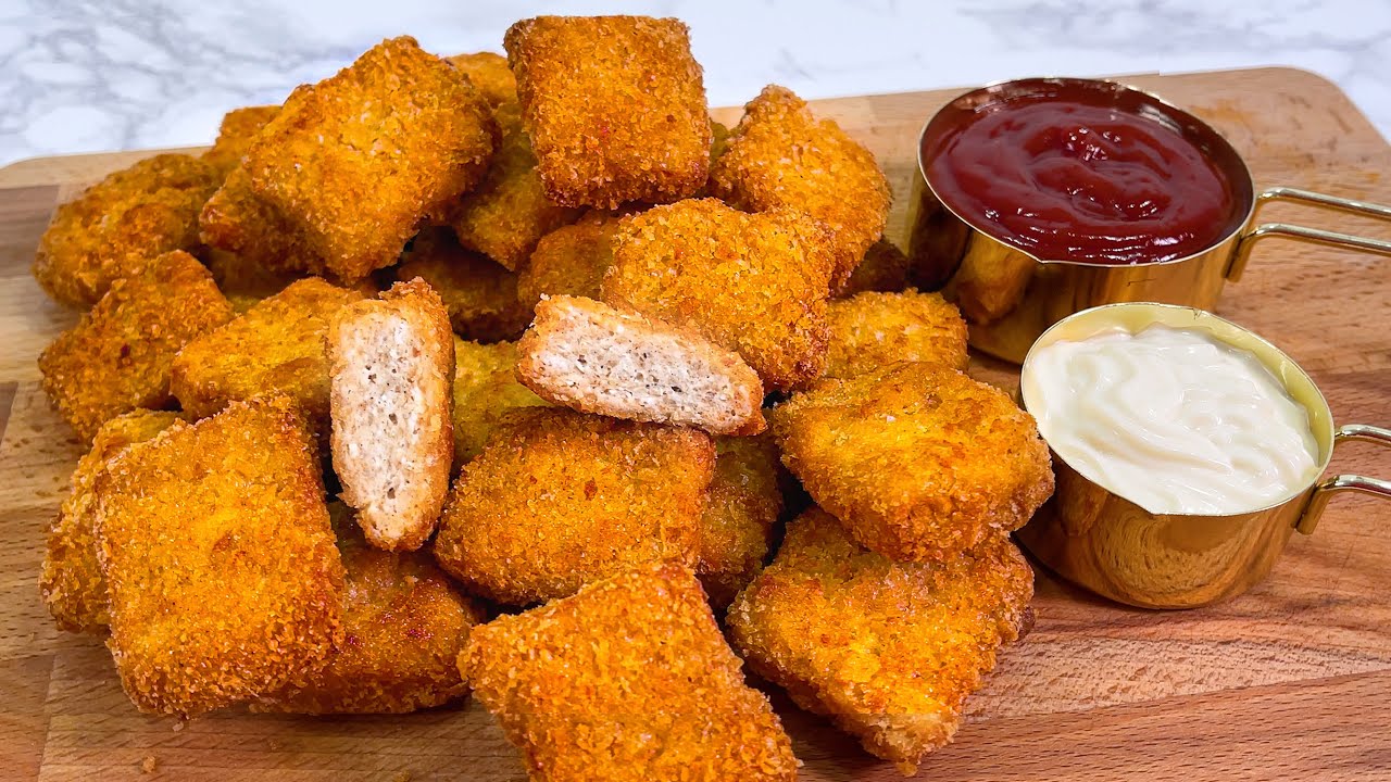 Рецепт домашних хрустящих куриных наггетсов 😋 مرغ سوخاری خانگی  لذیذ مخصوصا برای اطفال عزیز