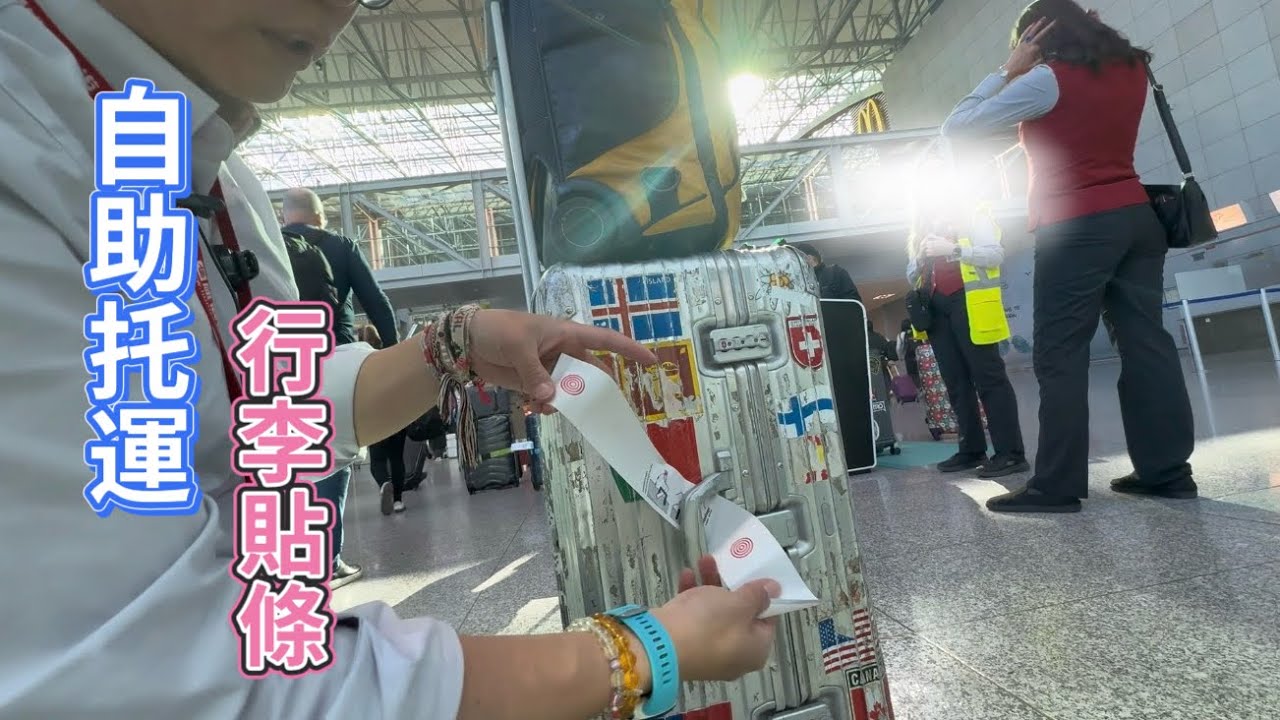 《🇪🇺歐洲生活》自助托運行李貼條使用-紅點黏貼款（德國）