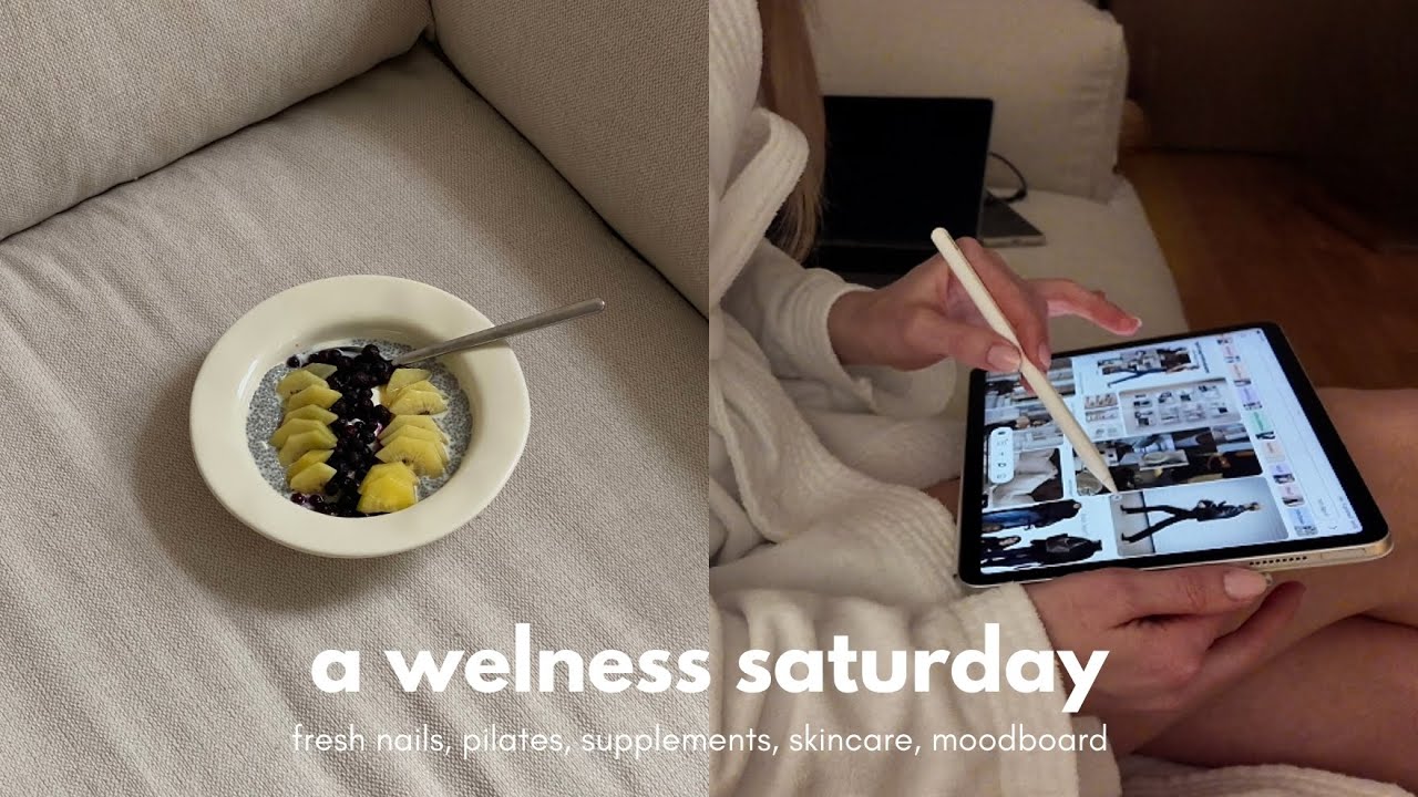 Wellness Vlog | resetting, pilates, nails, vision board