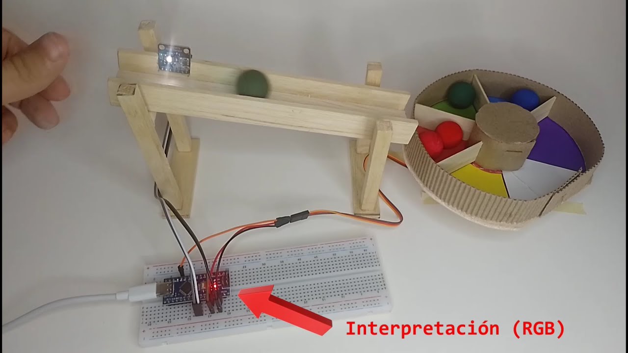 Clasificando Objetos por Color con Sensor RGB TCS34725 y Arduino