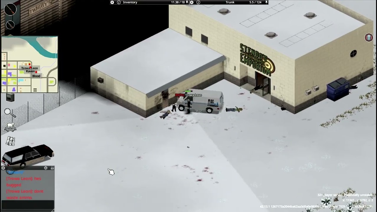 Project Zomboid B42 - RATS vs BOOB faction - Blood Moon Server