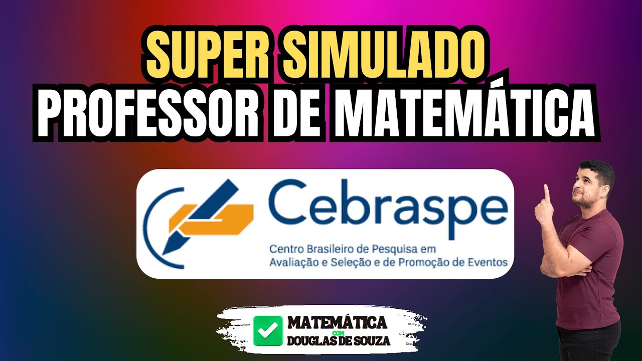 🎓 Супер пробный экзамен CESPE/CEBRASPE | Учитель математики | 📚 Карта одобрения!!