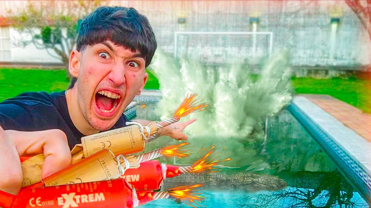 BOMBARDEO LA PISCINA T&Oacute;XICA!! | Davidisla