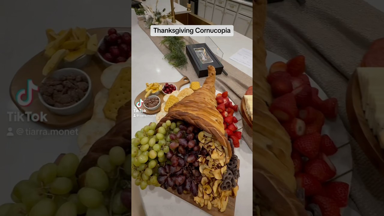 DIY CORNUCOPIA #thanksgiving
