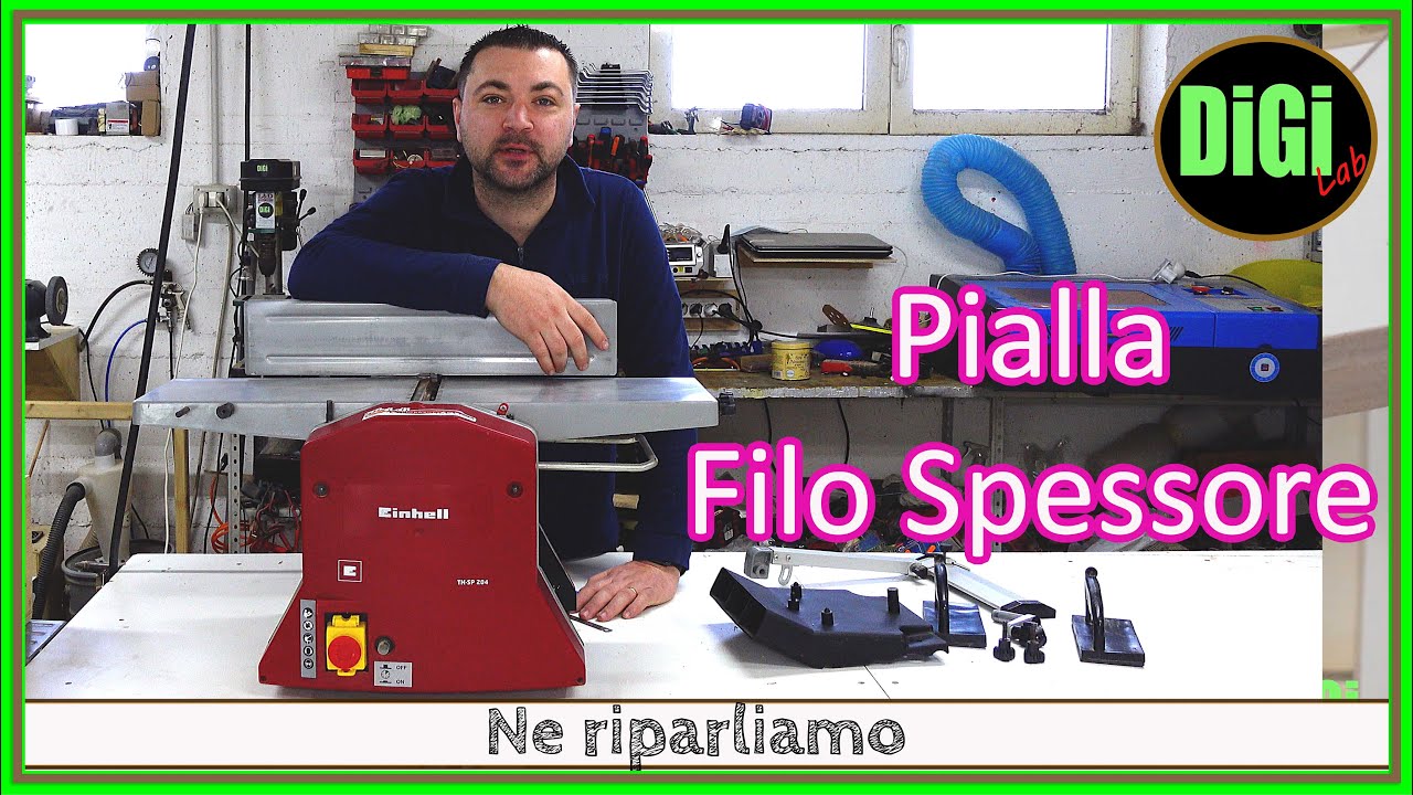4 Anni dalla Recensione Pialla Filo Spessore - Sostituzione lame - einhell th-sp 204