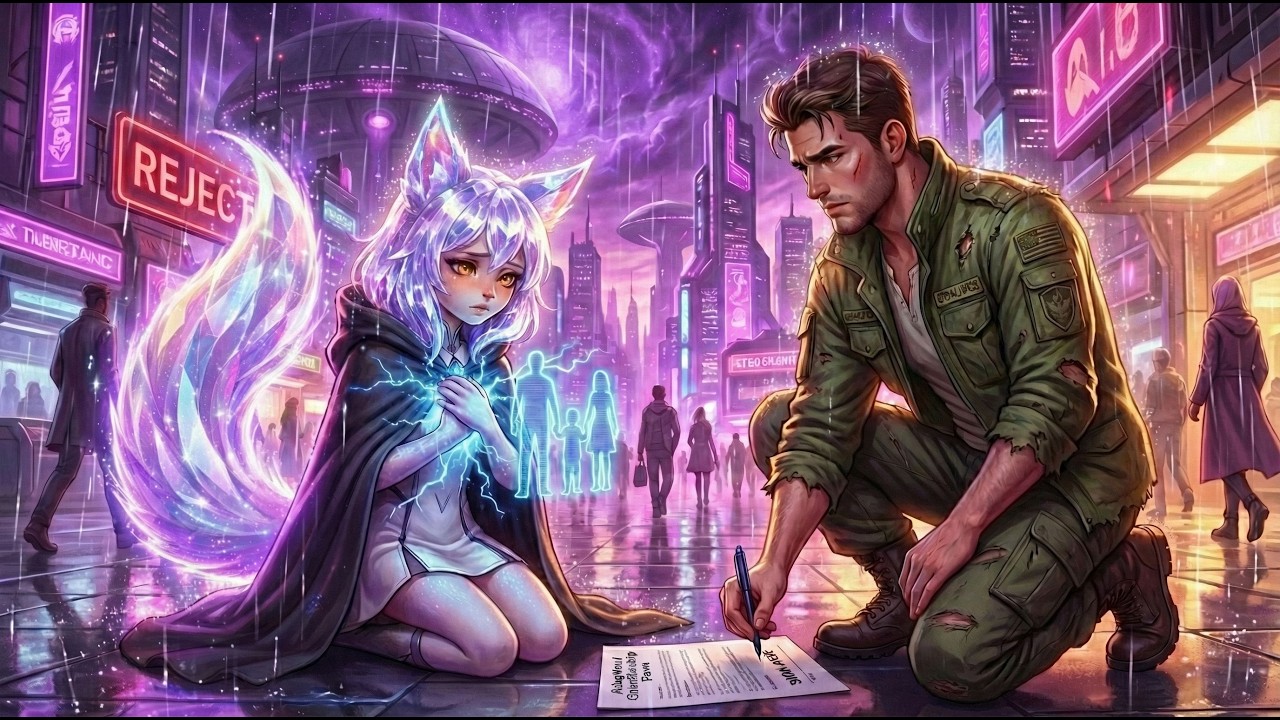 Dying Alien Fox Girl Wanted A Family — Only One Human Signed The Papers | Sci-Fi Stories