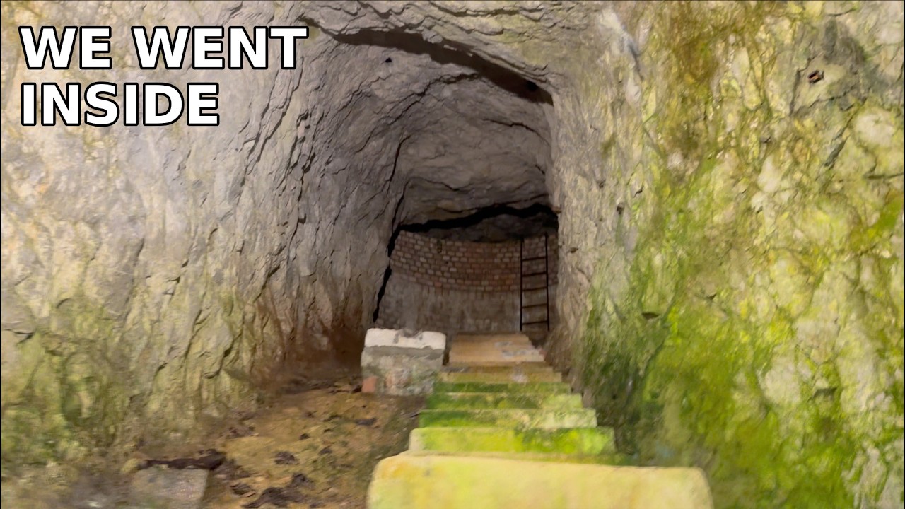 Исследование скрытых туннелей времен Второй мировой войны, построенных 80 лет назад.