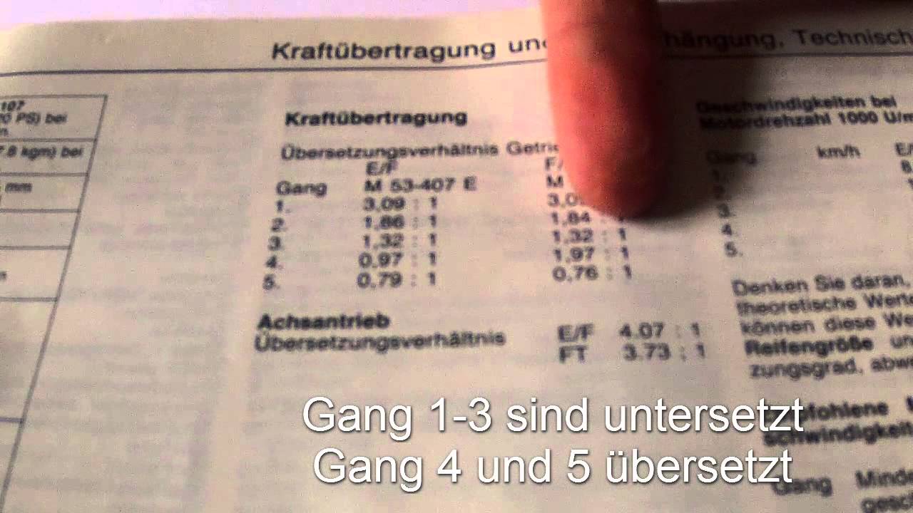 Warum kann man PKWs anschieben?