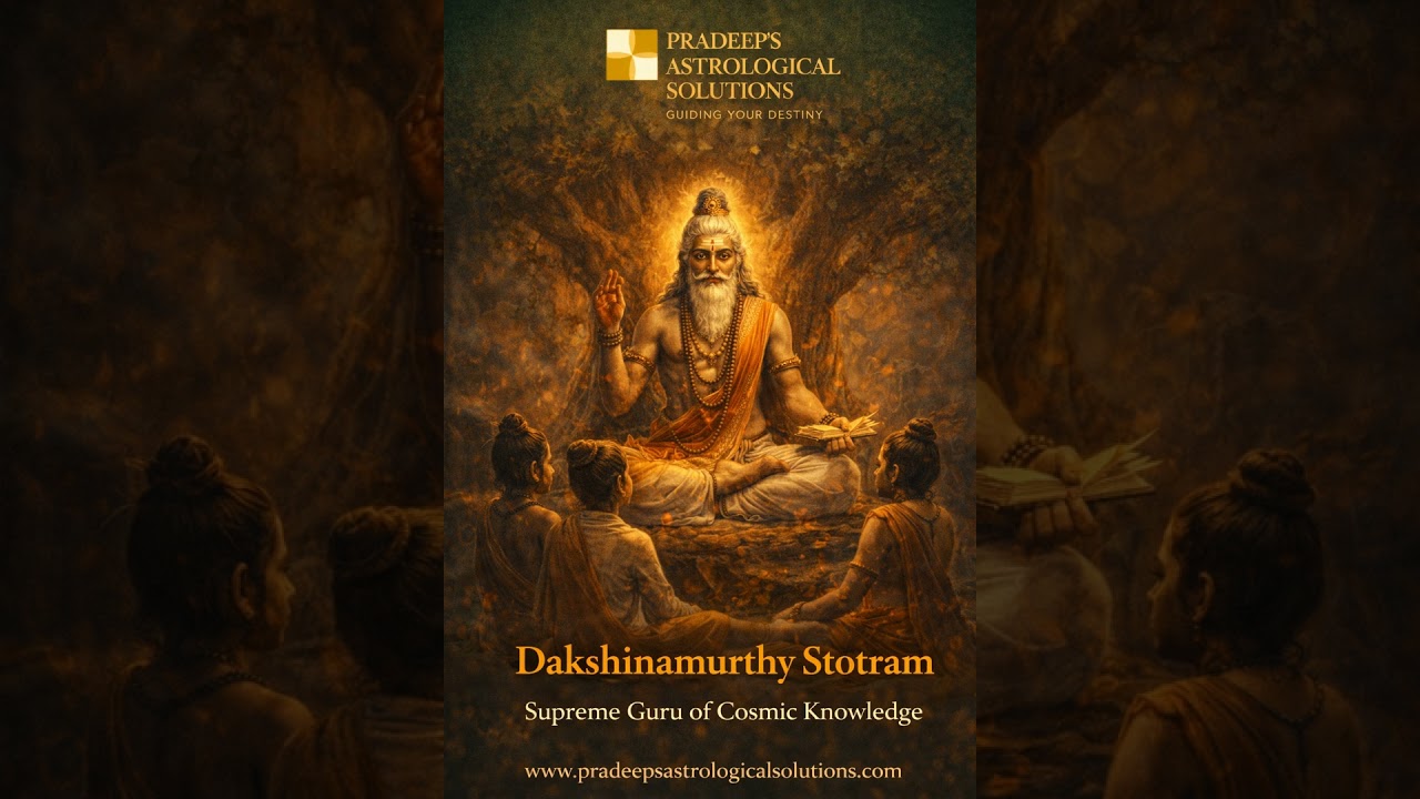 ज्ञान के आदि गुरु भगवान शिव के दक्षिणामूर्ति स्वरूप को समर्पित दिव्य स्तोत्र Dakshinamurthy Stotram