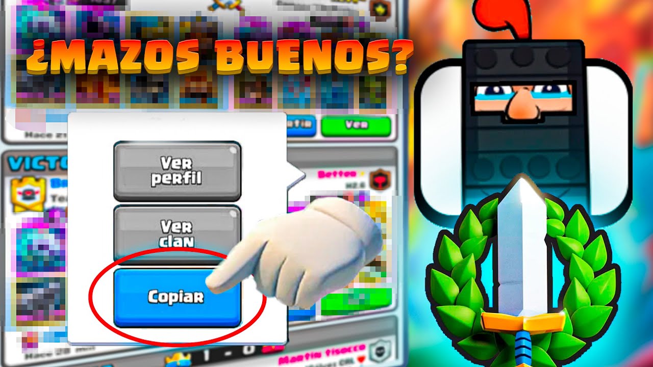 Jugando con los Mazos de los Oponentes en CR!!
