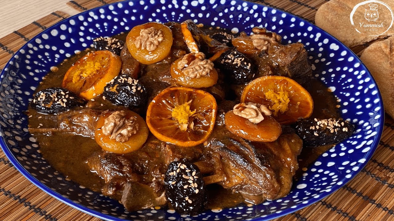 Tajine Viande aux Pruneaux et Oranges, et le secret de nos grandes-mères Marocaines #Maroc #tajine